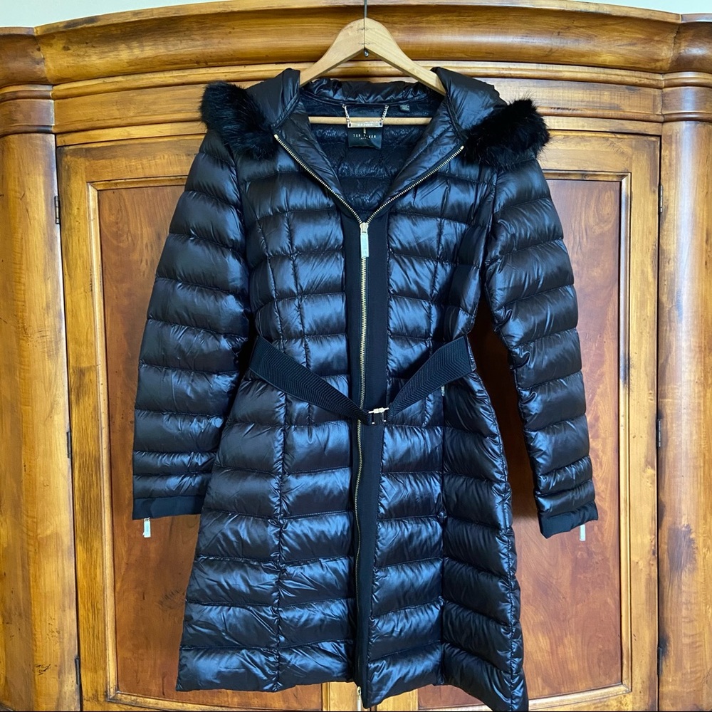 Black Ted Baker puffer. Ted size 3 / US size 6-8.